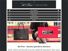 Tablet Screenshot of delfioribags.com